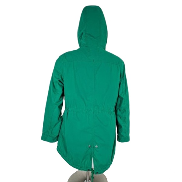 Old Navy Kelly Green Hooded Jacket Zip Out Lining 🎉Host Pick🎉 - Picture 4 of 10